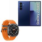 Samsung Galaxy Z Fold7 5G Dual SIM Smartphone - 16GB+1TB - Blue Shadow - Bonus Samsung Galaxy Watch Ultra Titanium Gray with Orange Marine Loop. Worth $1199