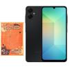 Samsung Galaxy A06 5G (2025) Dual SIM Smartphone 4GB+128GB - Black & Torras Haru Sticker Kit