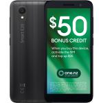 One NZ Smart E10 Smartphone - 16GB - Black Network Locked to One NZ - Includes MyFlex Prepay SIM Card