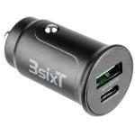 3SIXT 3S-2090 30W USB-C + USB-A Car Charger - Black
