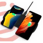 3SIXT 3S-2317 15W + 15W Dual Wireless Charger - Black