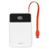 3SIXT JetPak 10000mAh 2-in-1 Power Bank - White / Orange