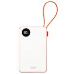 3SIXT JetPak 3S-2640 10000mAh 3-in-1 Wireless Power Bank - White / Orange