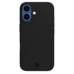 3SIXT iPhone 16 (6.1") PureFlex+ Silicone Case - Black Fall Impact Protection - Soft Touch Silicone - MagSafe & Qi Charging Compatibility - 100% Recycled Materials