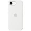 Apple iPhone 16e Silicone Case - White Soft Touch Finish Apple iPhone 16e Silicone Case - White Soft Touch Finish