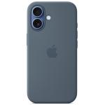 Apple iPhone 17 Silicone Case with MagSafe - Anchor Blue Soft Touch Finish
