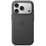 Apple iPhone 17 Pro TechWoven Case with MagSafe - Black Custom Tech Woven Fabric made from 100% Recycled Polyester, Tactile Texture