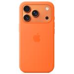 Apple iPhone 17 Pro Silicone Case with MagSafe - Orange Soft Touch Finish