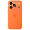 Apple iPhone 17 Pro Max Silicone Case with MagSafe - Orange Soft Touch Finish Apple iPhone 17 Pro Max Silicone Case with MagSafe - Orange Soft Touch Finish