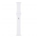 Apple Watch 38mm/40mm White Sport Band SM/ML (Fits 130 -- 200mm wrists.) Compatible with Apple Watch Series 4 40mm, Apple Watch Series 3/2/1/Original 38mm