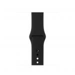 Apple Watch 38mm/40mm Black Sport Band SM/ML (Fits 130 -- 200mm wrists.) Compatible with Apple Watch Series 4 40mm, Apple Watch Series 3/2/1/Original 38mm
