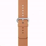 Apple Watch Sport 38mm - Gold Aluminium Case - Gold/Red Woven Nylon Band