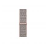 Apple Watch 38mm/40mm Pink Sand Sport Loop Fae SM/ML (Fits 130 -- 200mm wrists). Compatible with Apple Watch Series 4 40mm, Apple Watch Series 3/2/1/Original 38mm