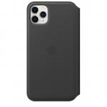 Apple iPhone 11 Pro Max (6.5") Leather Folio - Black