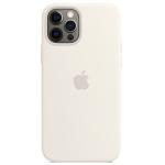 Apple iPhone 12 / 12 Pro (6.1") Silicone Case with MagSafe - White