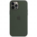 Apple iPhone 12 Pro Max (6.7") Silicone Case with MagSafe - Cypress Green