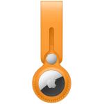 Apple AirTag Leather Loop - California Poppy