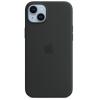 Apple iPhone 14 Plus Silicone Case with MagSafe - Midnight Silky Silky - Soft Touch Finish Apple iPhone 14 Plus Silicone Case with MagSafe - Midnight Silky Silky - Soft Touch Finish