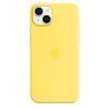 Apple iPhone 14 Plus Silicone Case with MagSafe - Canary Yellow Silky - Soft Touch Finish Apple iPhone 14 Plus Silicone Case with MagSafe - Canary Yellow Silky - Soft Touch Finish