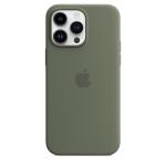 Apple iPhone 14 Pro Max Silicone Case with MagSafe - Olive Soft Touch Finish