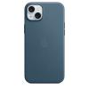 Apple iPhone 15 Plus Fine Woven Case with MagSafe - Pacific Blue Apple iPhone 15 Plus Fine Woven Case with MagSafe - Pacific Blue