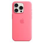 Apple iPhone 15 Pro Silicone Case with MagSafe - Pink Soft Touch Finish