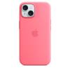 Apple iPhone 15 Silicone Case with MagSafe - Pink Soft Touch Finish