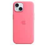 Apple iPhone 15 Silicone Case with MagSafe - Pink Soft Touch Finish