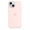 Apple iPhone 15 Silicone Case with MagSafe - Light Pink Soft Touch Finish Apple iPhone 15 Silicone Case with MagSafe - Light Pink Soft Touch Finish