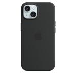 Apple iPhone 15 Silicone Case with MagSafe - Black Soft Touch Finish