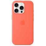 Apple iPhone 16 Pro Silicone Case with MagSafe - Tangerine Soft Touch Finish