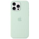 Apple iPhone 16 Pro Max Silicone Case with MagSafe - Aquamarine Soft Touch Finish