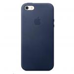 Apple iPhone SE Leather Case - Midnight Blue