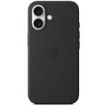 Apple iPhone 16 Silicone Case with MagSafe - Black Soft Touch Finish