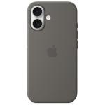 Apple iPhone 16 Silicone Case with MagSafe - Stone Gray Soft Touch Finish