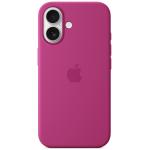 Apple iPhone 16 Silicone Case with MagSafe - Fuchsia Soft Touch Finish