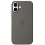 Apple iPhone 16 Plus Silicone Case with MagSafe - Stone Gray Soft Touch Finish