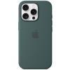 Apple iPhone 16 Pro Silicone Case with MagSafe - Lake Green Soft Touch Finish Apple iPhone 16 Pro Silicone Case with MagSafe - Lake Green Soft Touch Finish