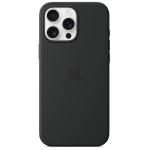 Apple iPhone 16 Pro Max Silicone Case with MagSafe - Black Soft Touch Finish