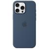 Apple iPhone 16 Pro Max Silicone Case with MagSafe - Denim Soft Touch Finish Apple iPhone 16 Pro Max Silicone Case with MagSafe - Denim Soft Touch Finish