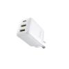 Baseus OS-Baseus EnerFill FN11 30W Fast Charger AU 2 x USB-A & 1 x USB-C - Moon White