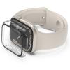 Belkin ScreenForce Apple Watch Series 7/8 44/45mm TemperedCurved Screen Protector with Clear Bumper Case - Clear