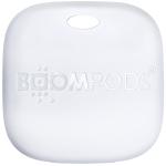 Boompods TARWHT Boomtag Rechargeable - White tracker, find lost items using the Apple Find My app, IPX7, fully waterproof