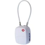Boompods TTSAWT Tracker Lock - White Easily track your bag with the Apple Find My app. Waterproof (IPX5) and TSA-approved,