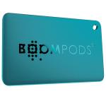 Boompods Boomcard Rechargeable Tracker - Blue Find lost items with Apple Find My app