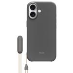 Beats iPhone 17 (6.3") Kickstand Case with MagSafe and Camera Control - Granite Grey Shock-absorbing sidewalls - Removable lanyard and hands-free kickstand - Strong hardshell back - Matt finish