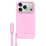 Beats iPhone 17 Pro (6.3") Kickstand Case with MagSafe and Camera Control - Pebble Pink Shock-absorbing sidewalls - Removable lanyard and hands-free kickstand - Strong hardshell back - Matt finish