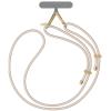 coehl Laurel Universal Lanyard - Ivory Lightweight and Sturdy Design, Adjustable Neck and Crossbody for Phones and Other Accessories, Includes Strap Card for Universal Compatibility across all Phone Cases