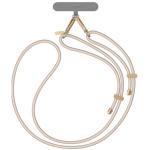 coehl Laurel Universal Lanyard - Ivory Lightweight and Sturdy Design, Adjustable Neck and Crossbody for Phones and Other Accessories, Includes Strap Card for Universal Compatibility across all Phone Cases