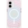 coehl iPhone 17 (6.3") Vela Case - Iridescent Slim fit design with tactile metallic buttons, Raised Camera Bezel protect the lens, Compatible with magnetic wireless charging. Comes with 2 interchangeable lanyard loops